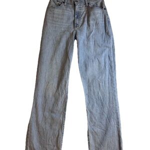Abercrombie & Fitch Curve Love 90s Straight Ultra High Rise Jeans 27/4R Stretch